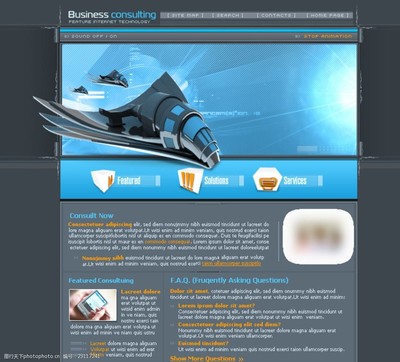 國外科技公司網(wǎng)頁設(shè)計(jì) 簡約、動(dòng)態(tài)與用戶體驗(yàn)的完美融合